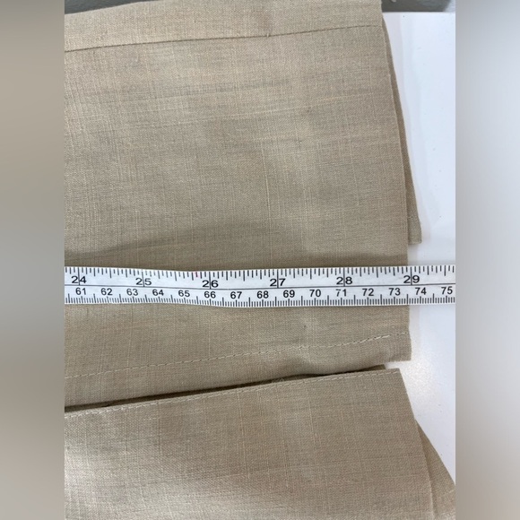 Vintage Bardehle Women’s Size 10 Linen Blend Skirt Gold Buttons Lined Neutral - Picture 9 of 13